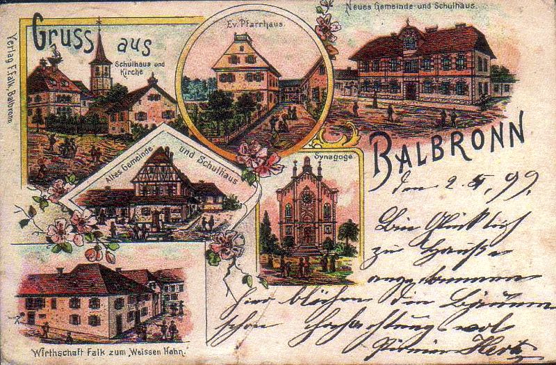 La Synagogue de Balbronn (Dep. BasRhin / Alsace / Elsass)